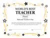 National Teacher's Day...