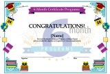 6 Month Certificate Programs Template