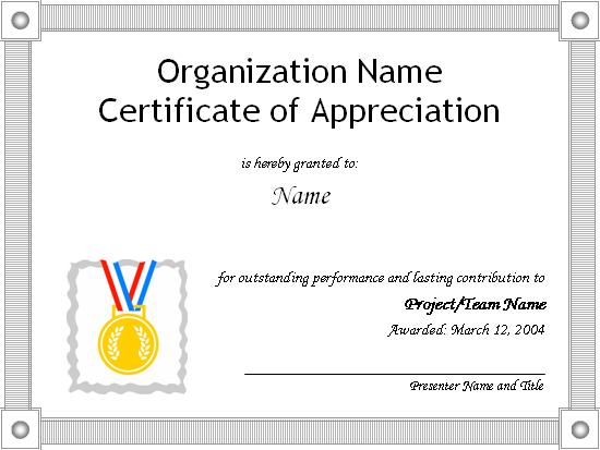 Certificate Of Grasp