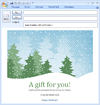 E-mail Message: Holiday Gift Certificate