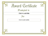 Awarding Certificate (aureate Designing)