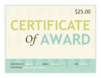 Endowment Certificate Award (buffoon Designing)