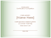 Award Certificate For Completion Of Course