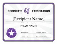 Certificate Of Engagement