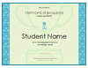 Certificate Of Excellence For Student