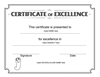 Certificate Of Excellence