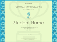 Certificate Of Excellency For Pupil