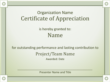 Certificate Of Grasp