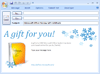 E-mail Message: Microsoft Office Gift Certificate