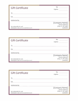 Endowment Certificates (3 Per Page, Multi-coloured Boundary Line)