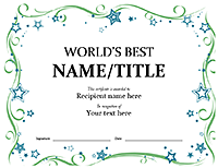 Global's Better Awarding Certificate