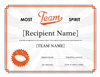Squad Tone Awarding Certificate