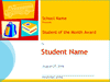 Student Of The Month Award (high School)