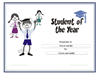 Student Of The Year Award Certificate