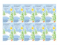 Vacation Endowment Voucher (10 Per Page)